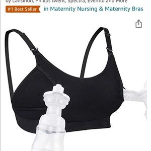 Hands Free Pumping Bra, Momcozy Adjustable Breast-Pumps Holding and Nursing Bra